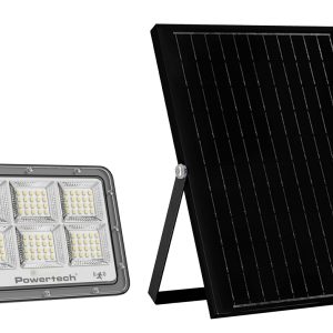 POWERTECH LED ηλιακός προβολέας PT-1456 με τηλεχειριστήριο