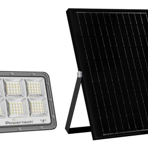 POWERTECH LED ηλιακός προβολέας PT-1457 με τηλεχειριστήριο