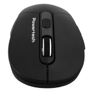 POWERTECH ασύρματο ποντίκι PT-1466, USB δέκτης, έως 1600DPI, μαύρο 4 μαύρο