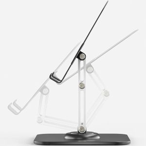 POWERTECH επιτραπέζια βάση για tablet PT-1494, περιστρεφόμενη, foldable, μαύρη 4 μαύρη