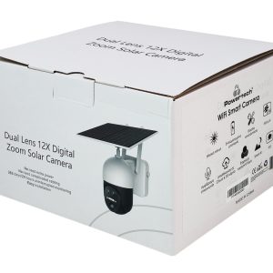 POWERTECH smart ηλιακή κάμερα PT-1497, dual lens, 3MP, 4G, PTZ, SD, IP65 3 3MP