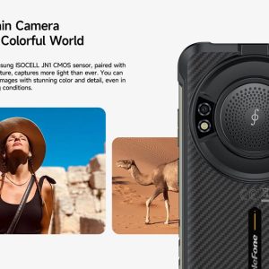 ULEFONE smartphone RugKing με ηχείο 3.5W, 5.99", 8/256GB, 9600mAh, IP68/IP69K, μαύρο 3 8/256GB