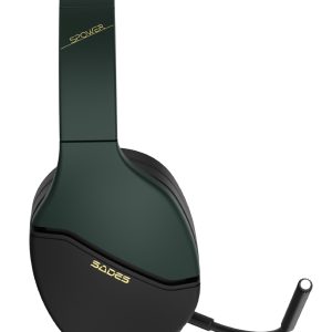 SADES gaming headset SPOWER, 3.5mm σύνδεση, 40mm, multi-platform, μαύρο/πράσινο 2 3.5mm σύνδεση