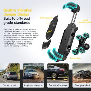 ULEFONE βάση tablet αυτοκινήτου UAN02 για ταμπλό, μαύρη 3 UAN02 10