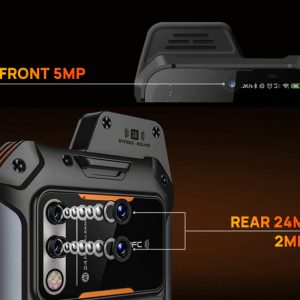 UNIWA smartphone W888, 6.3" HD+, 4/64GB, ηχείο 2W, Atex Zone 2, IP68, μαύρο 4 ηχείο 2W