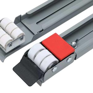 BRATECK βάση λευκών συσκευών WMS11-4 με ρόδες, ρυθμιζόμενη, έως 300kg, γκρι 4 γκρι