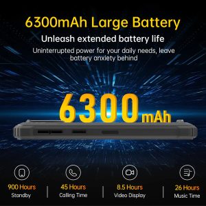 OUKITEL smartphone WP32, 6", 4/128GB, 6300mAh, IP68/IP69K, πορτοκαλί 3 4/128GB