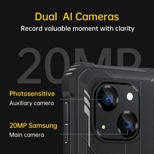 OUKITEL smartphone WP32, 6", 4/128GB, 6300mAh, IP68/IP69K, πορτοκαλί 4 6300mAh