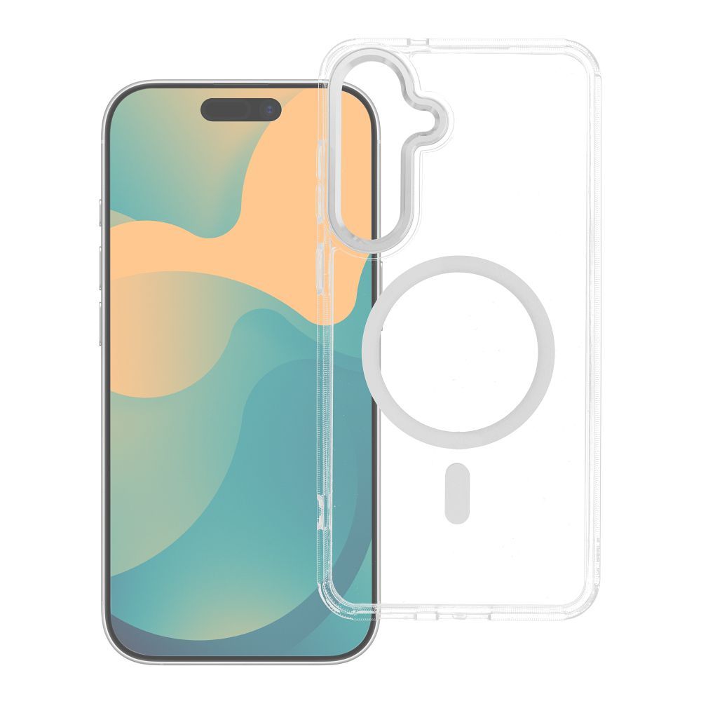 Case for Samsung S26 PLUS Frame Clear Hybrid Mag Cover compatible with MagSafe transparent Case for Samsung S26 PLUS Frame Clear Hybrid Mag Cover compatible with MagSafe transparent
