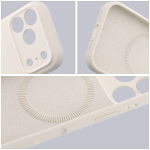 Case for Samsung S26 ULTRA Forcell F-Protect Rubber Premium compatible with MagSafe antique white 4 b706413665bded99325c364138955b46