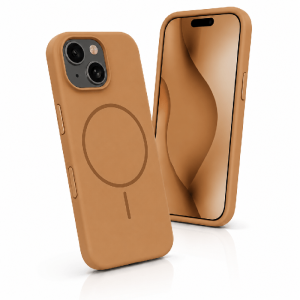 Silicone Thin Mag case for iPhone 17 Pro Max 6,9" caramel