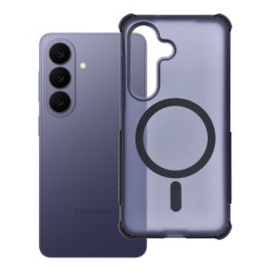 Case for Samsung S26 Forcell F-Protect BumperX Premium compatible with MagSafe navy blue