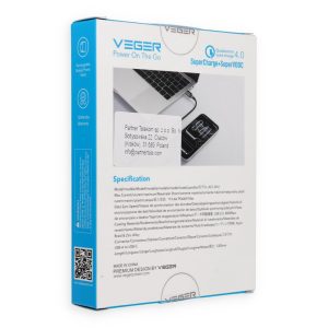 Καλώδιο USB-A σε USB-C 66W 3A 1,2m με LED Display VEGER AC1-XHJ Μαύρο 3 10ce2b04ac6e0f29738e50bae797189c