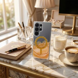 Case for Samsung S26 ULTRA Golden compatible with MagSafe gold 3 12a4a40710776b095042bcff0712ba4a