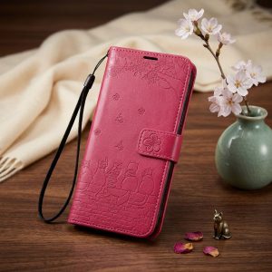 Flip case for Samsung A27 Mezzo Book cats red 5 1586b342161198bfde6140fb064790d1
