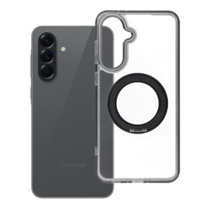 Case for Samsung A56 Frame Circle Stand compatible with MagSafe black