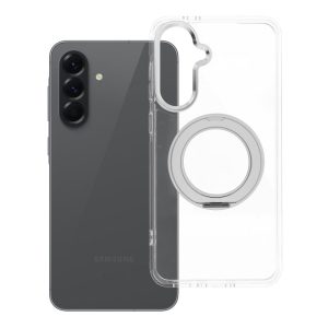 Case for Samsung A56 Frame Circle Stand compatible with MagSafe transparent