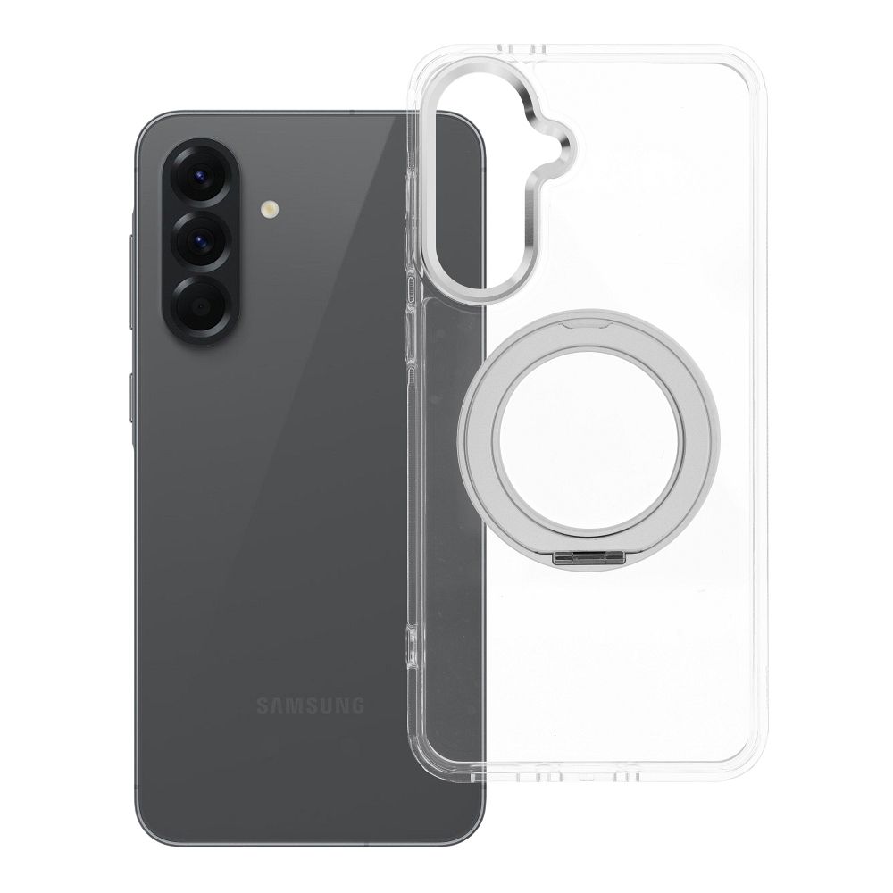 Case for Samsung A56 Frame Circle Stand compatible with MagSafe transparent Case for Samsung A56 Frame Circle Stand compatible with MagSafe transparent