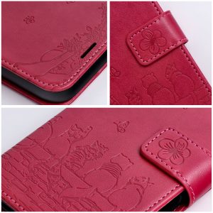 Flip case for Samsung A37 Mezzo Book cats red 5 1f5d9a28b5615067e1e8f1f249a6beca