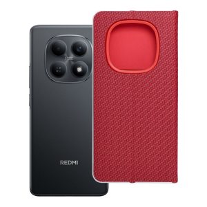 Flip case for Xiaomi Redmi NOTE 15 5G Luna Book Carbon red