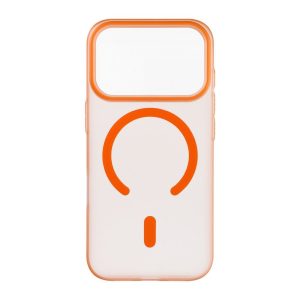 Case for iPhone 18 Pro / 17 Pro Go Orange compatible with MagSafe orange