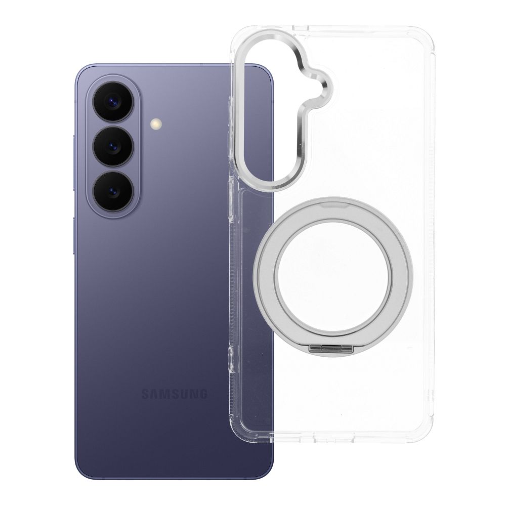 Case for Samsung S26 Frame Circle Stand compatible with MagSafe transparent Case for Samsung S26 Frame Circle Stand compatible with MagSafe transparent