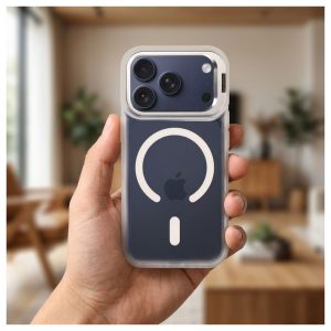 Case for iPhone 17 Pro / 18 Pro Forcell F-Protect Shadow Stand Premium compatible with MagSafe silver 3 32d82cfa9511dea70fa0dc91f69ae98b