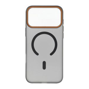 Case for iPhone 18 Pro Max / 17 Pro Max Go Orange compatible with MagSafe black