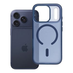 Case for iPhone 18 Pro / 17 Pro Flexline Mag Cover compatible with MagSafe navy blue