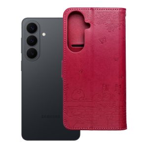 Flip case for Samsung S26 PLUS Mezzo Book cats red