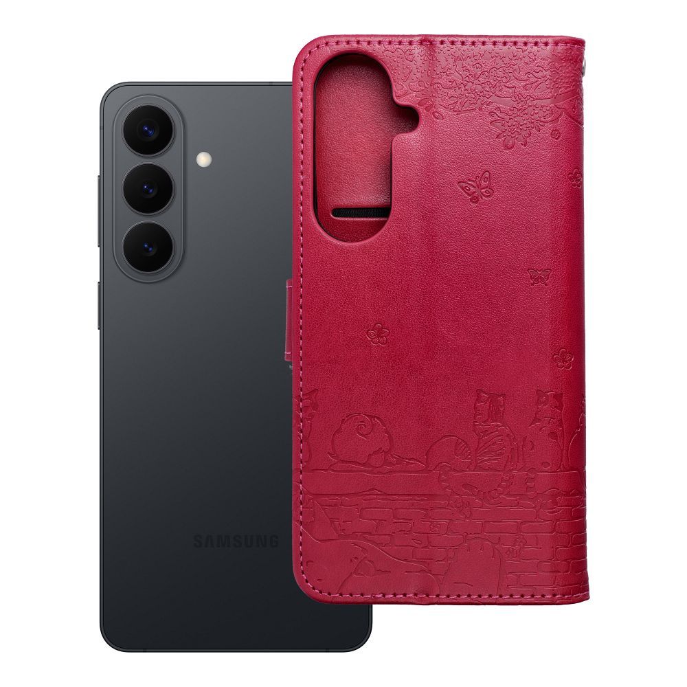 Flip case for Samsung S26 PLUS Mezzo Book cats red Flip case for Samsung S26 PLUS Mezzo Book cats red