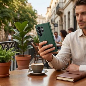 Flip case for Motorola G17 Split Book green and gold 5 4d2a01263ae43395fd9132774d432810