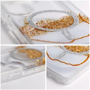 Case for Samsung S24 / S25 Golden compatible with MagSafe white 5 52a356b4dd424bae0ad64fbf427d60c8
