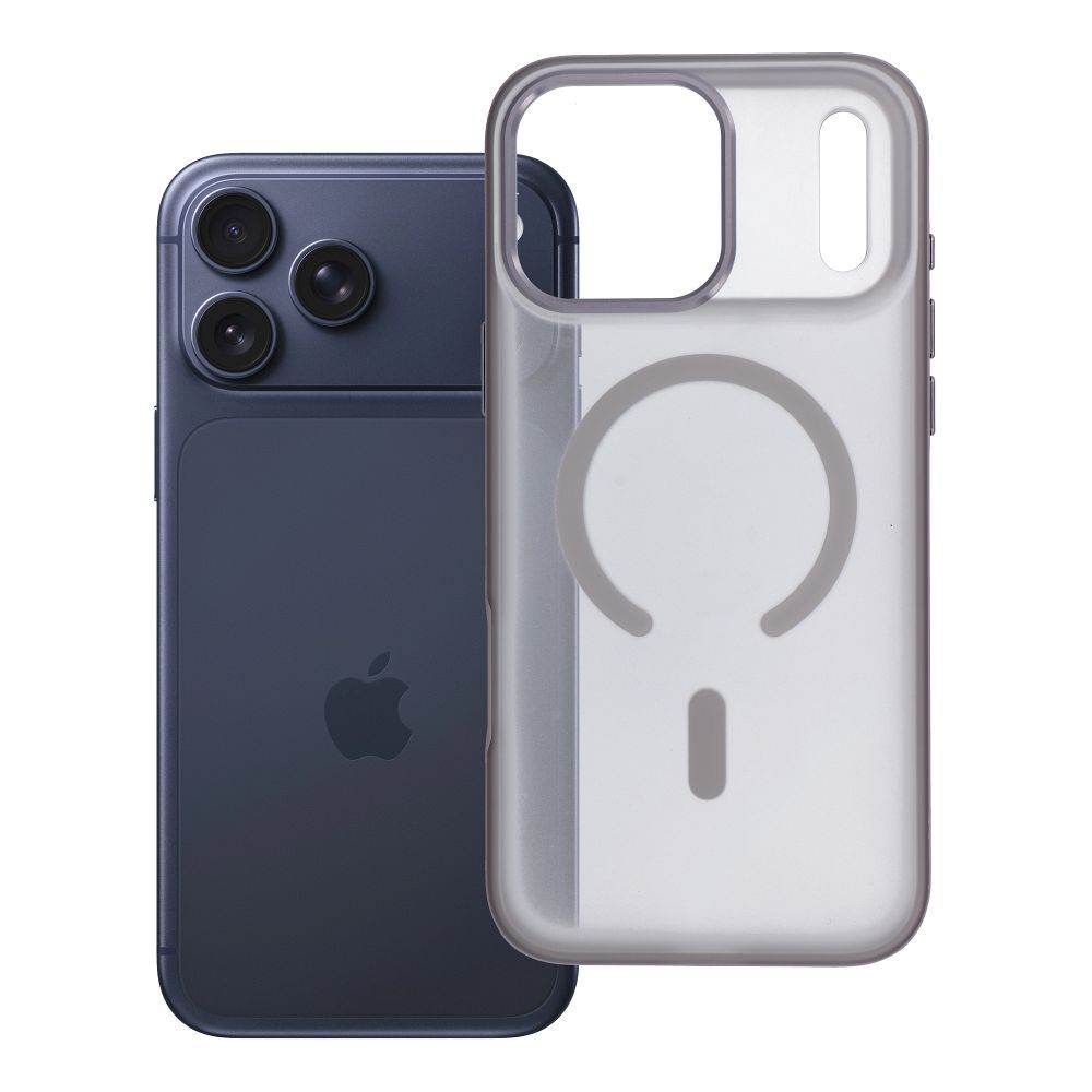 Case for iPhone 18 Pro Max / 17 Pro Max Flexline Mag Cover compatible with MagSafe gray Case for iPhone 18 Pro Max / 17 Pro Max Flexline Mag Cover compatible with MagSafe gray