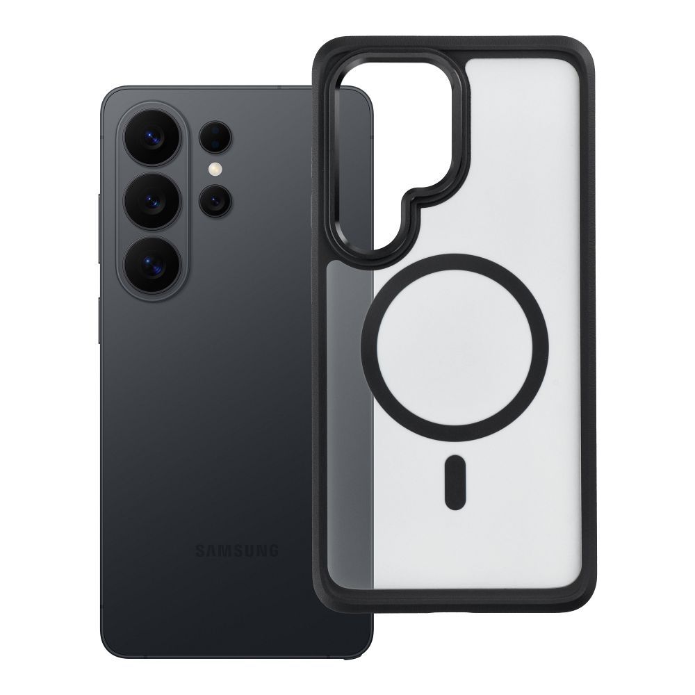 Case for Samsung S26 ULTRA Forcell F-Protect Smoke Hybrid Premium compatible with MagSafe black Case for Samsung S26 ULTRA Forcell F-Protect Smoke Hybrid Premium compatible with MagSafe black