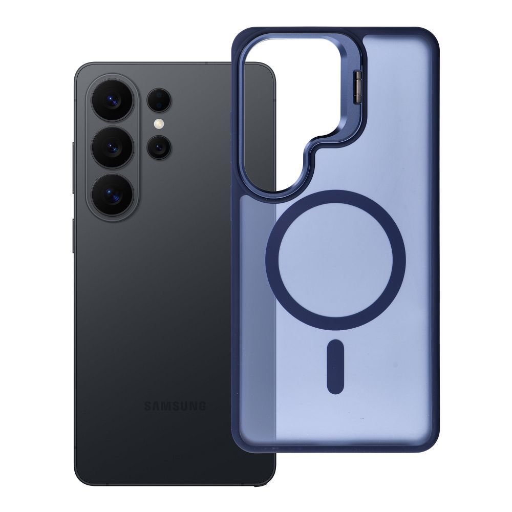 Case for Samsung S26 ULTRA Forcell F-Protect Shadow Stand Premium compatible with MagSafe navy blue Case for Samsung S26 ULTRA Forcell F-Protect Shadow Stand Premium compatible with MagSafe navy blue