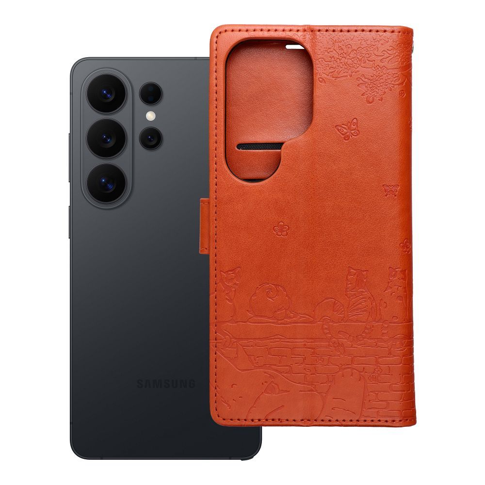 Flip case for Samsung S26 ULTRA Mezzo Book cats brown Flip case for Samsung S26 ULTRA Mezzo Book cats brown