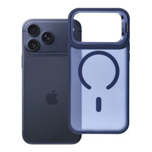 Case for iPhone 18 Pro Max / 17 Pro Max Forcell F-Protect Shadow Stand Premium compatible with MagSafe navy blue