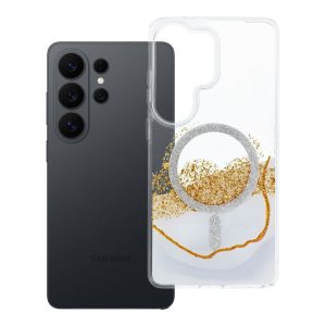 Case for Samsung S26 ULTRA Golden compatible with MagSafe white