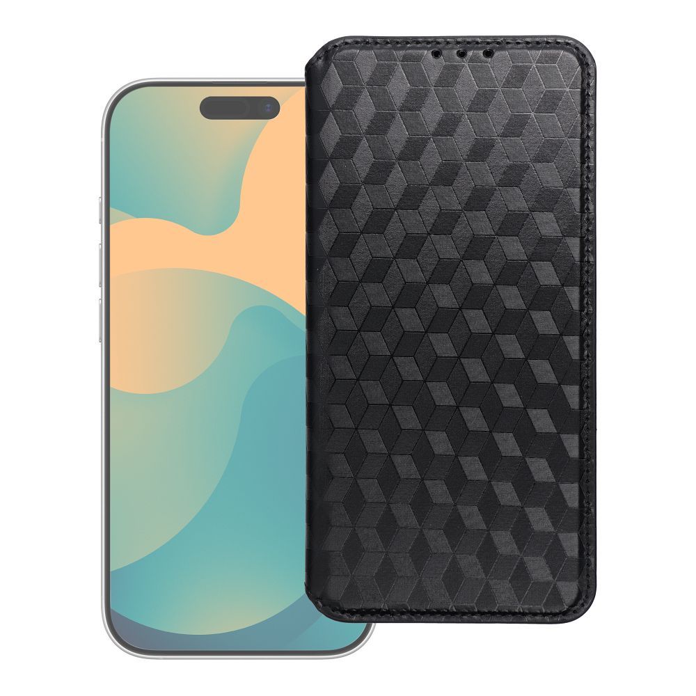 Flip case for Motorola G17 POWER Cubic Book black Flip case for Motorola G17 POWER Cubic Book black