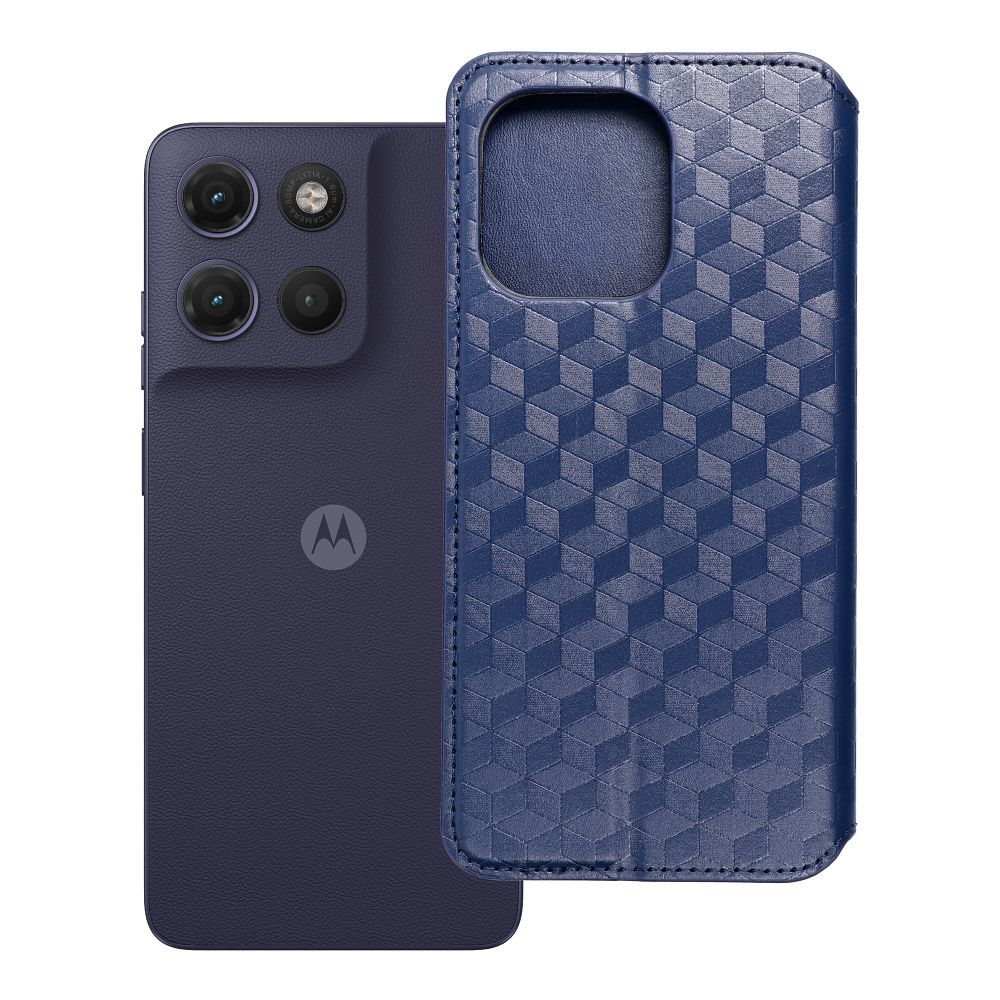 Flip case for Motorola G17 Cubic Book blue Flip case for Motorola G17 Cubic Book blue