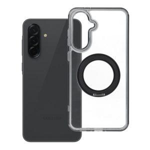 Case for Samsung A36 Frame Circle Stand compatible with MagSafe black