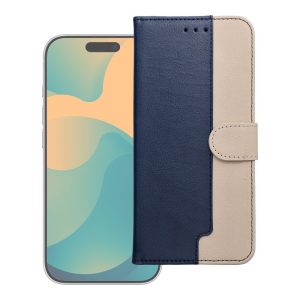 Flip case for Motorola G17 POWER Split Book navy and cream