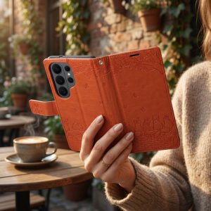 Flip case for Samsung A37 Mezzo Book cats brown 4 79ba052dd870d5bf403eafadb84deee9