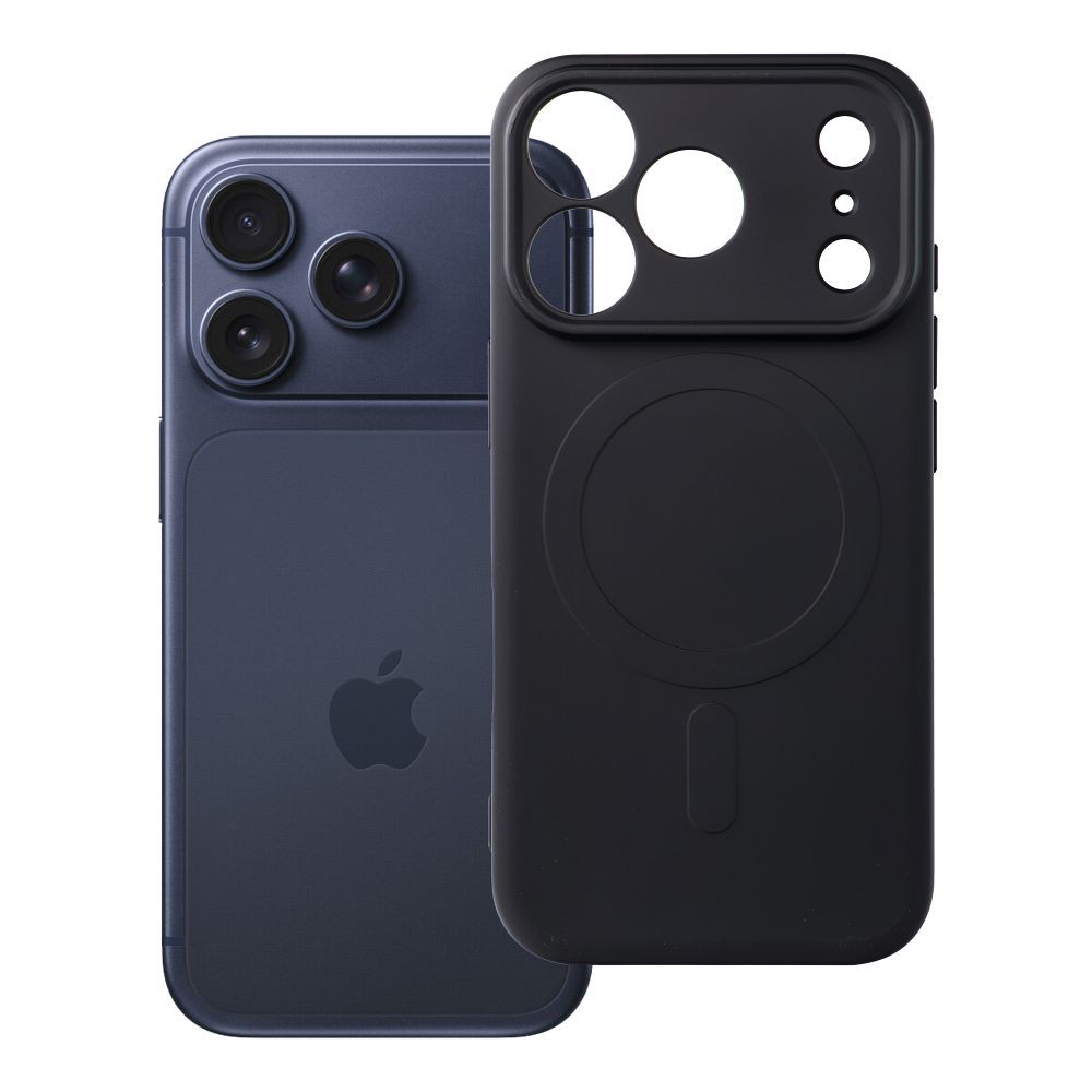 Case for iPhone 18 Pro / 17 Pro Silicone Mag Cover compatible with MagSafe (camera protection) black Case for iPhone 18 Pro / 17 Pro Silicone Mag Cover compatible with MagSafe (camera protection) black