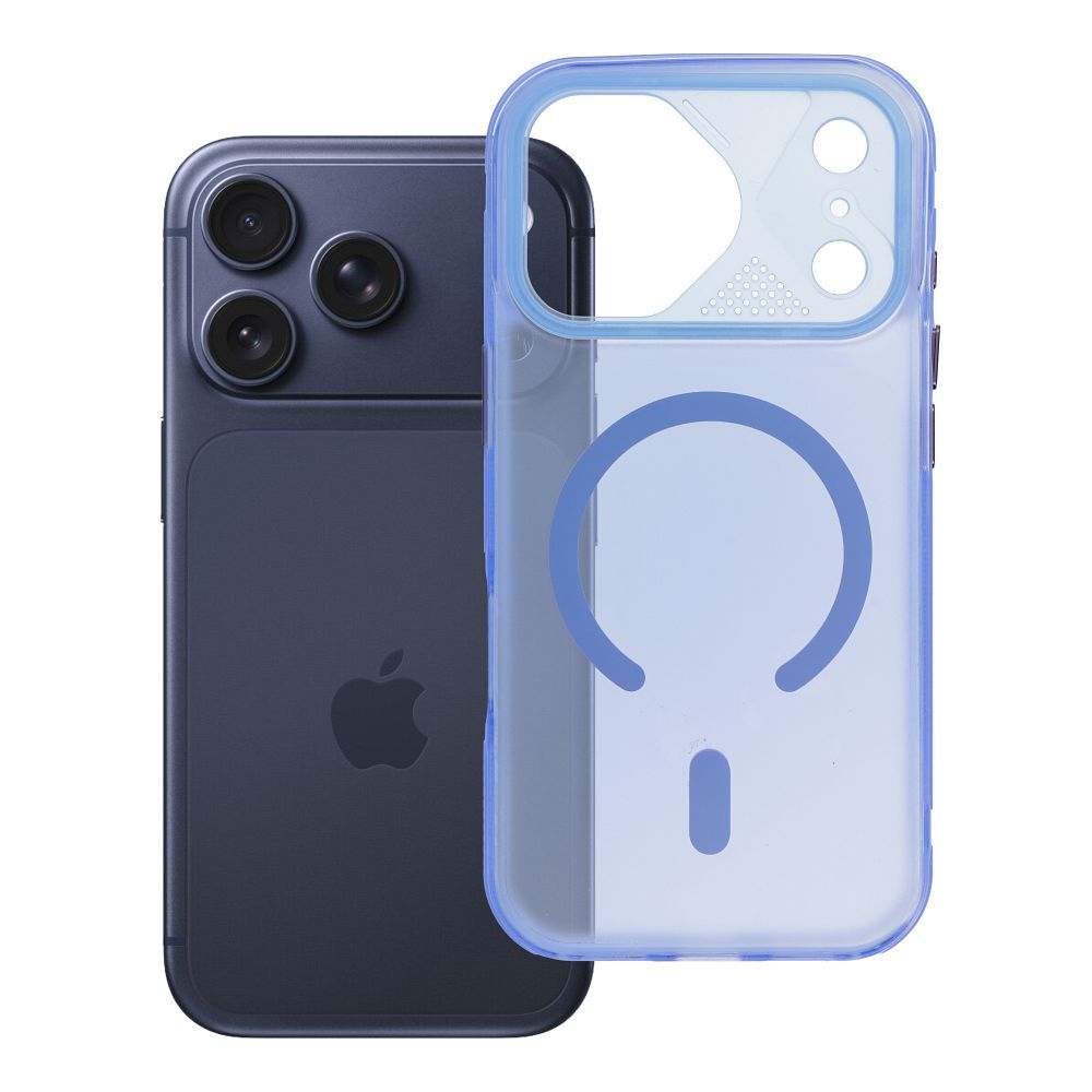 Case for iPhone 17 Pro / 18 Pro (low camera edge) Aurora compatible with MagSafe blue Case for iPhone 17 Pro / 18 Pro (low camera edge) Aurora compatible with MagSafe blue