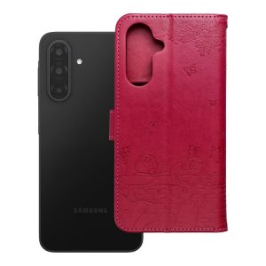 Flip case for Samsung A17 Mezzo Book cats red