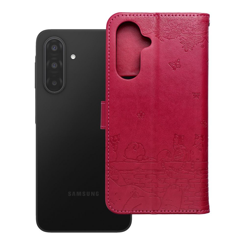 Flip case for Samsung A17 Mezzo Book cats red Flip case for Samsung A17 Mezzo Book cats red