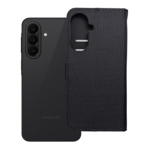 Flip case for Samsung A27 4Card RFID anti-theft tech fabric black