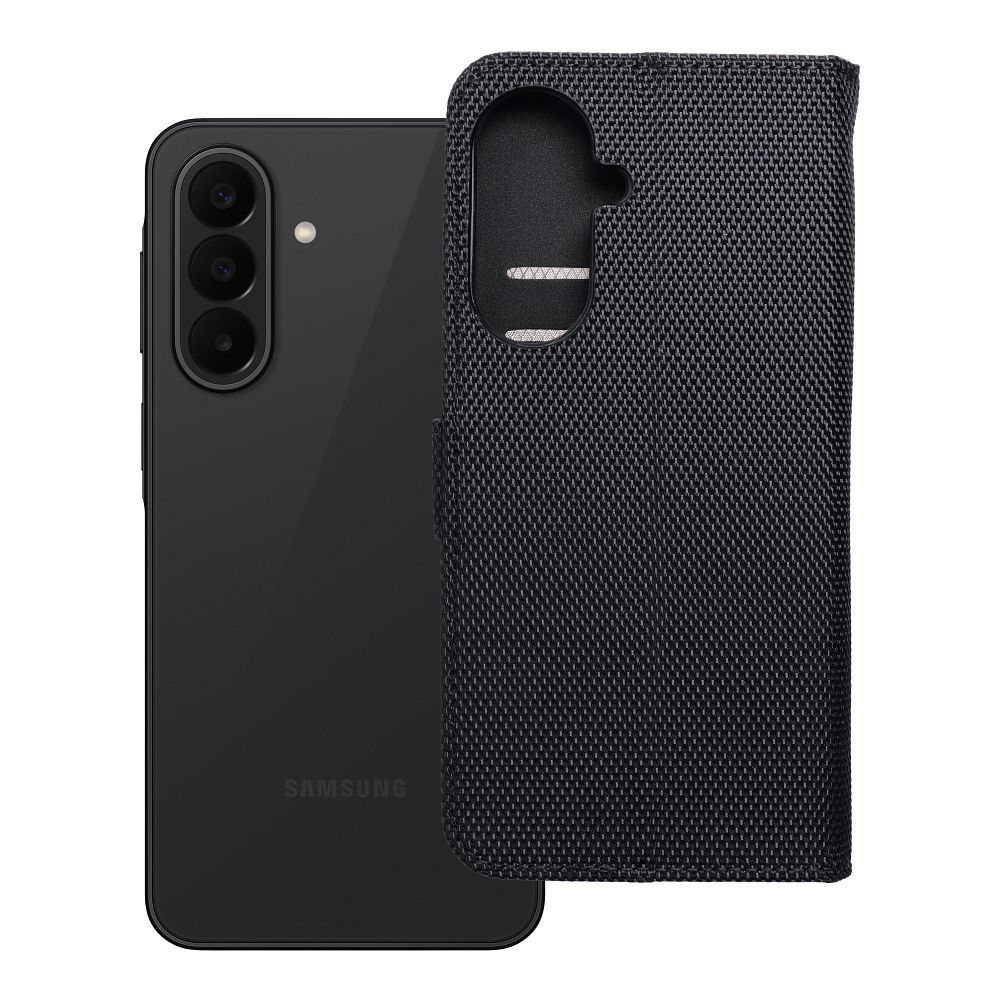 Flip case for Samsung A27 4Card RFID anti-theft tech fabric black Flip case for Samsung A27 4Card RFID anti-theft tech fabric black